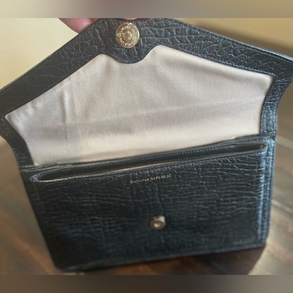 Banana Republic leather clutch handbag - Picture 8 of 8